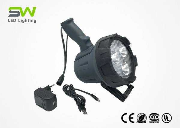Quality Brightest OEM Portable LED Rechargeable Spotlight Torch , Led Hunting Spotlight for sale