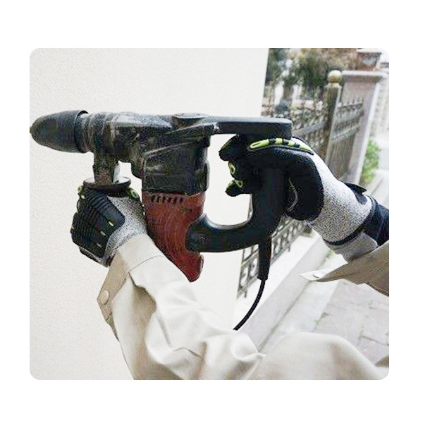 Buy General Maintenance Seamless Machine Knitted 13G High Impact Safety Gloves at wholesale prices