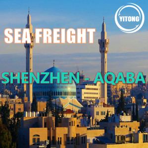 Quality NVOCC Global Sea Freight Logistics Service From Shenzhen China To Aqaba Jordan for sale