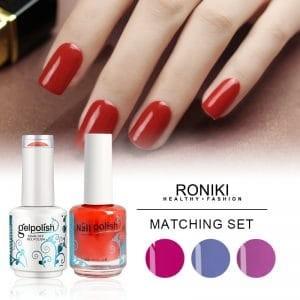 China RONIKI Matching Gel & Nail Polish Professional Kit Matching Gel Polish kit on sale