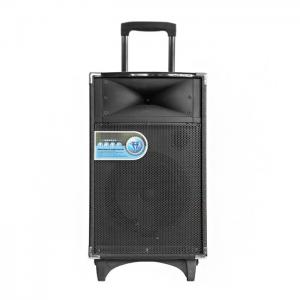 Quality Compact PA Lightweight Portable Trolley Speaker / Battery Powered Stereo Speakers for sale