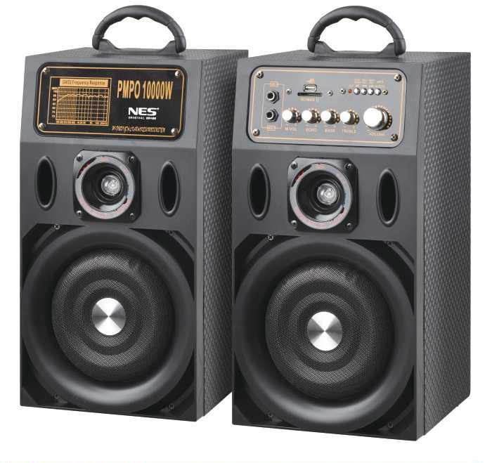 Quality Lightweight Portable Active PA Speaker With Tweeter Light / Portable Stereo System for sale