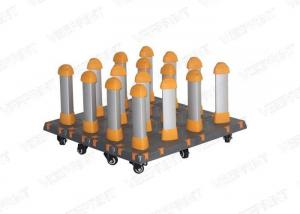 Quality Detachable Free Assembly Mobile Material Floor Rack for Vinyl, Digital and Printing Media for sale