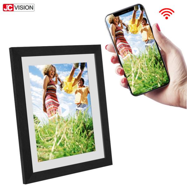 Buy IPS Touch Screen HD Digital Picture Frame , 16GB LCD Photo Frame Support APP 10.1Inch at wholesale prices