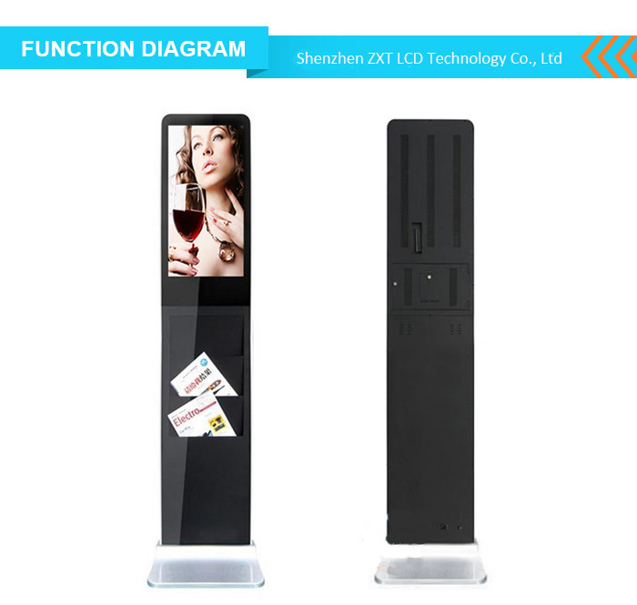 Buy Digital Signage Interactive Information Kiosk 21.5 Inch Electronic Lcd Advertising Display at wholesale prices