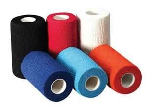 Quality Porous Breathable Neon Colored Self - adhesive Cohesive Elastic Non woven Bandage for sale