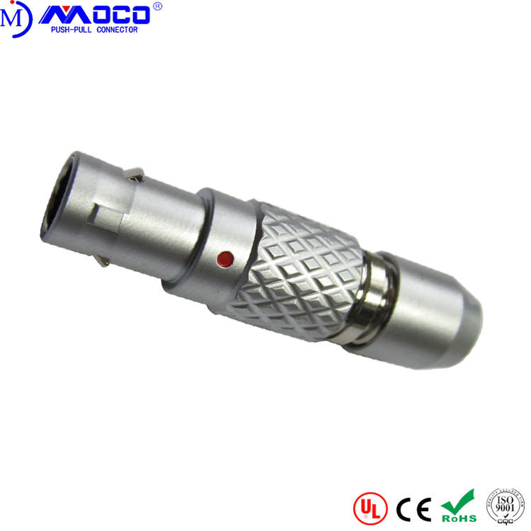 Quality Small 0B 7 Pin Round Connector , FGG Male Self Locking Lemo Type Connector for sale