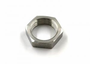 Quality Thin Stainless Steel Hex Nut M20 Galvanized Surface Finish High Accuracy for sale
