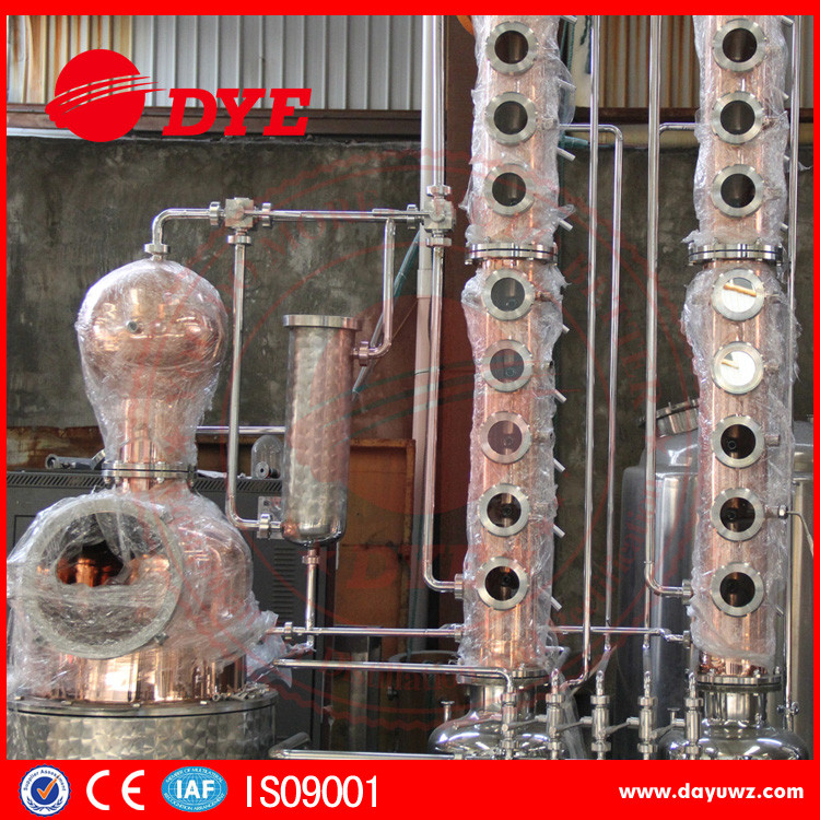 Quality Home Copper Alcohol Still Copper Whiskey Stills Customized 200kg--50000kg for sale