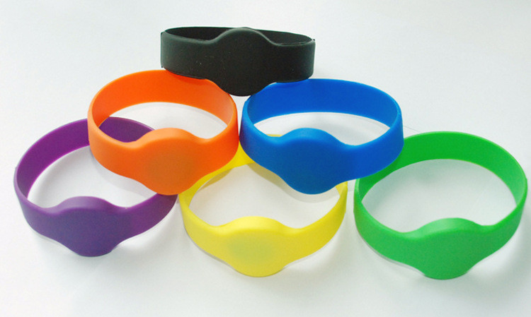 Quality High Quality 85.5*54mm Silicone Nfc Rfid Wristband With RFID UITRALIGHT Chip, PVC , PET , ABS for sale