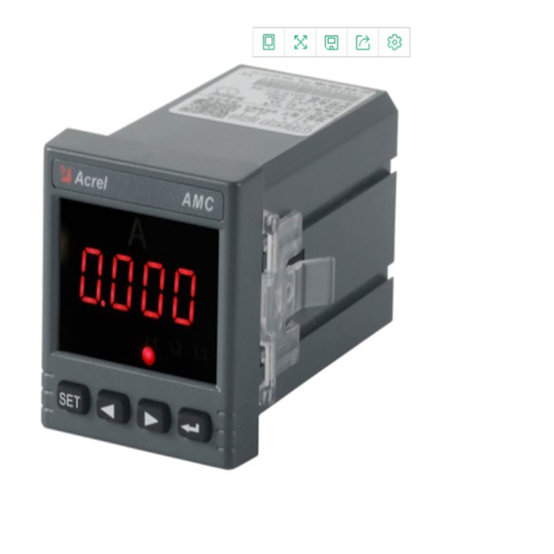 Quality AMC48-AI RS485 Electronic Power Meter AC Digital Amp Meter Panel Mounted for sale