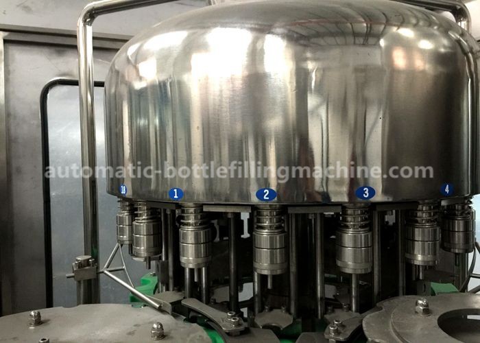 Quality 4000 - 6000 BPH Capacity Bottle Filling Machine , Rinsing Filling Capping Machine 2450*1800*2200mm for sale