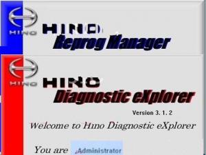 Quality Hino Diagnostic Software Explorer / Reprog Manager for Diagnostic Tool for sale