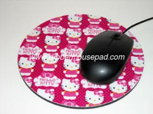 Quality Custom Soft Rubber Mouse Pad Non-Toxic With Natural Rubber And PP Material for sale