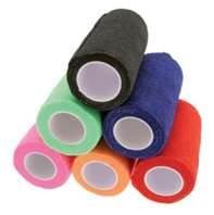 Quality Comfortable waterproof hand tear cotton Cohesive flexible self adhesive bandage for sale