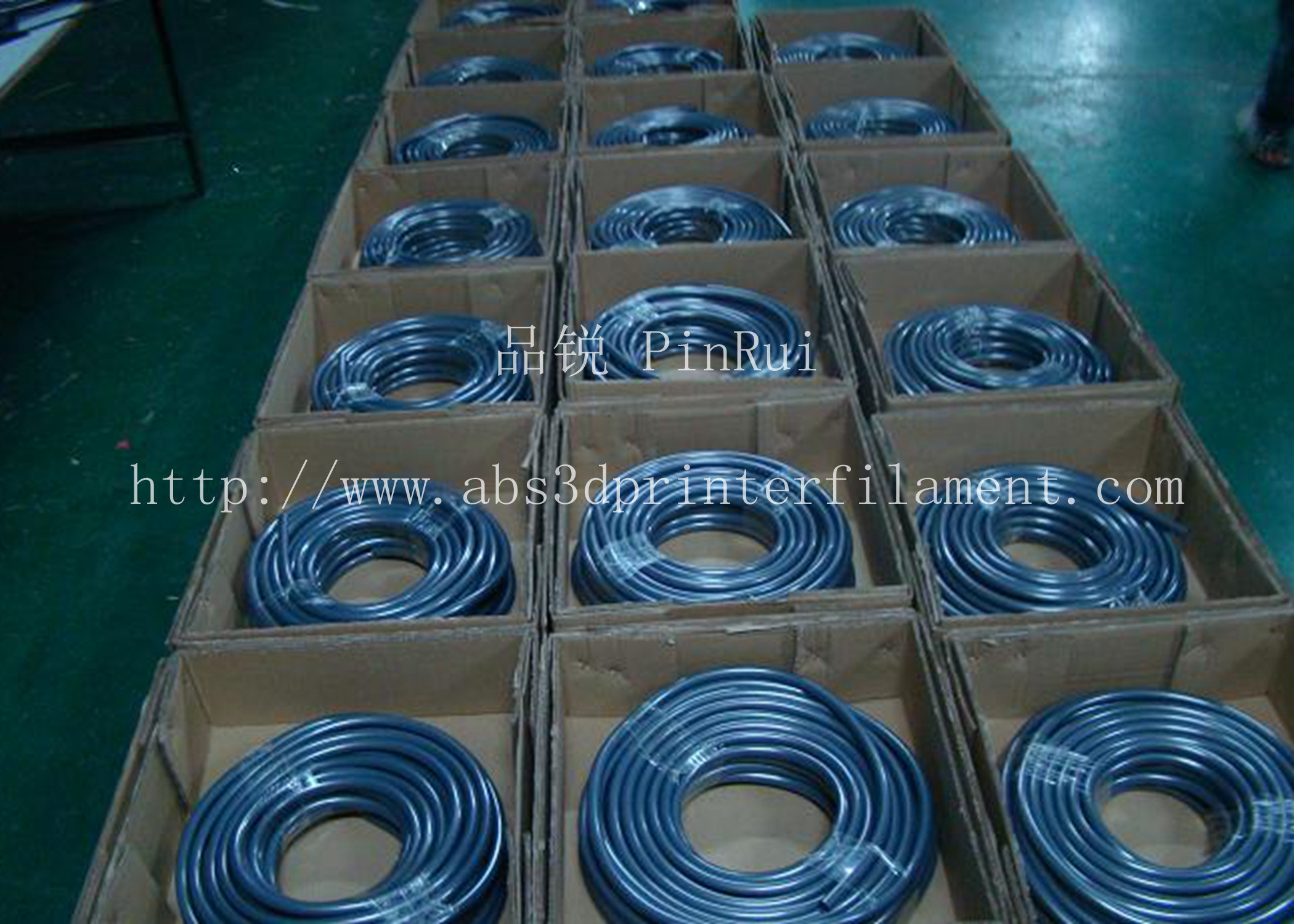 Quality Fluorescence PVC Plastic Flexible Hose Blue / Green For Automobiles , Computers , Lighting for sale