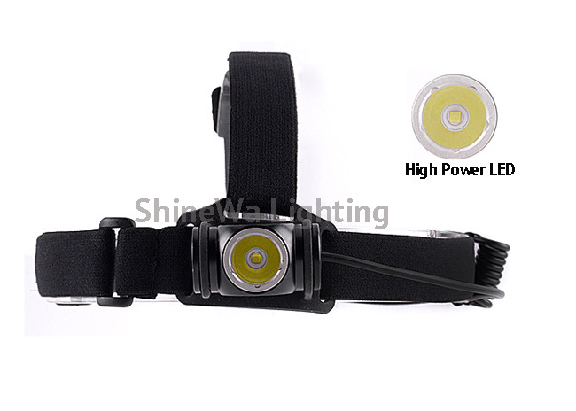 Quality Waterproof 1000 Lumen Headlights Rechargeable Headlamp By 18650 Battery for sale