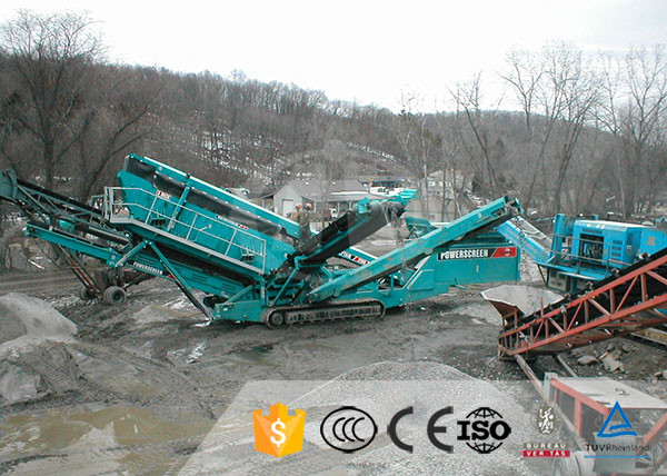 Quality Easy Operation Mobile Crushing And Screening Plant 160kw Large Capacity for sale