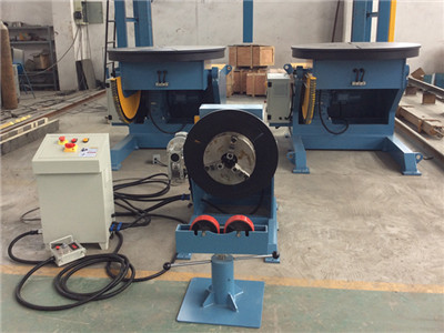 Quality welding positioner with the welding chuck and workpiece support for sale