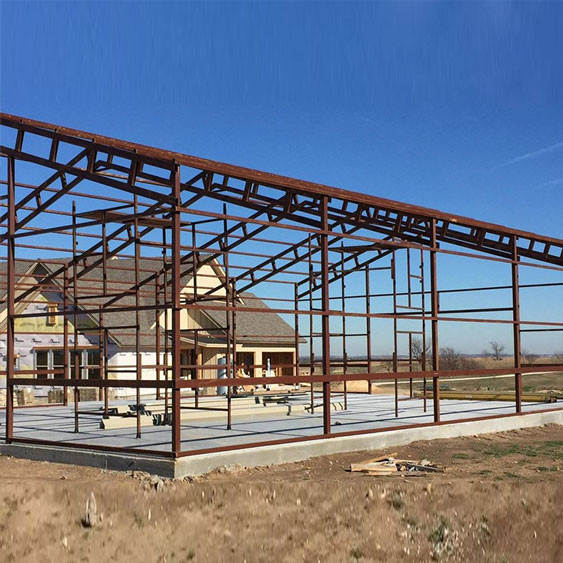 Quality C/Z Galvanized Q345B Steel Structure Warehouse Heavy Structural Fabrication for sale