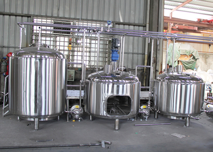 Quality 5Hl Semi-Automatic Mini Industrial Beer Brewing Equipment Flat Bottom for sale