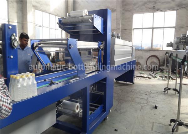 20KW Heat Shrink Packing Machine Stainless Steel 304 For Plastic / Glass Bottle With PE Film