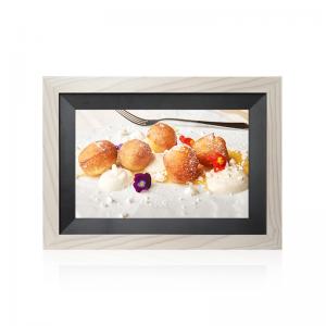 Quality 20W 200cd/m2 BOE 21.5in Wooden Digital Photo Frame for sale