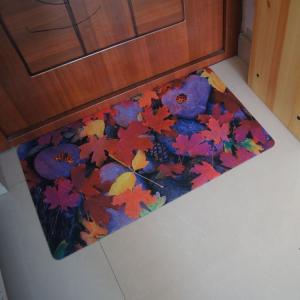 Quality Comfortable Beautiful Rubber Floor Carpet , Rubber Foam Flooring Mat for sale