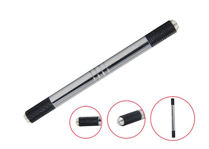 60G Black Double Head Manual Tattoo Eyebrow Pen For Beauty Makeup CE Approval