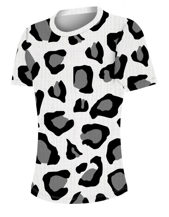 Quality Leopard Stripe 2XL Jogging T Shirt For Ladies , 100gsm Womens Running Tank Tops for sale