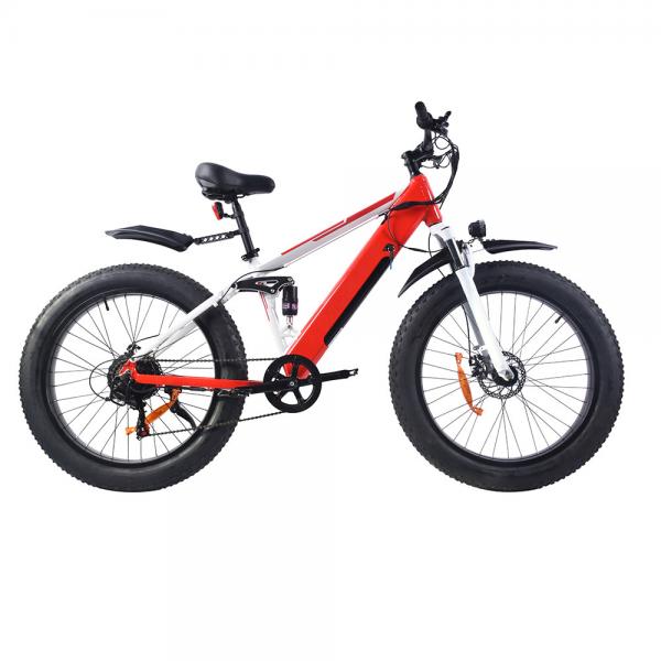 Buy 500W Fat Tire Electric Hunting Bike 40km/H With 26x4.0 Fat Tire at wholesale prices