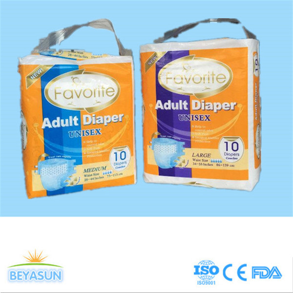 Quality Adult diapers printed smile face for sale
