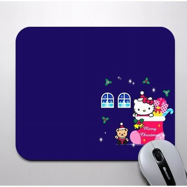Quality Hello Kitty Customized Rubber Mouse Pads / Mats For Promotional Gift for sale
