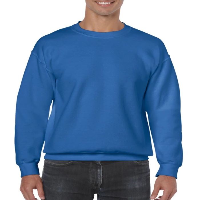 Quality Men'S Crew Neck 1x1 Rib Cotton Pullover Hoodie Sweatshirts for sale