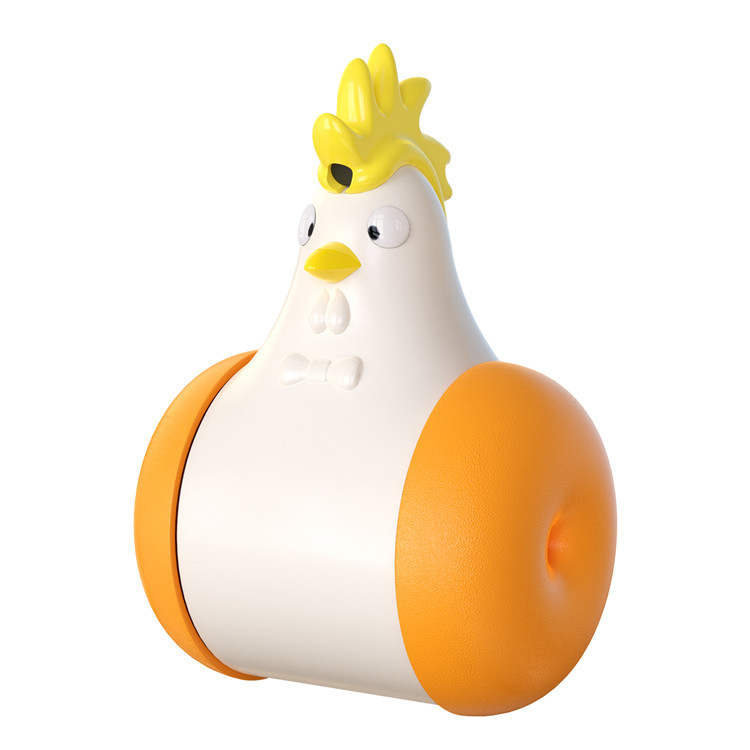 Buy Cute Chick Shape Voice Control Tumbler Laser Pet Cat Interactive Toy at wholesale prices
