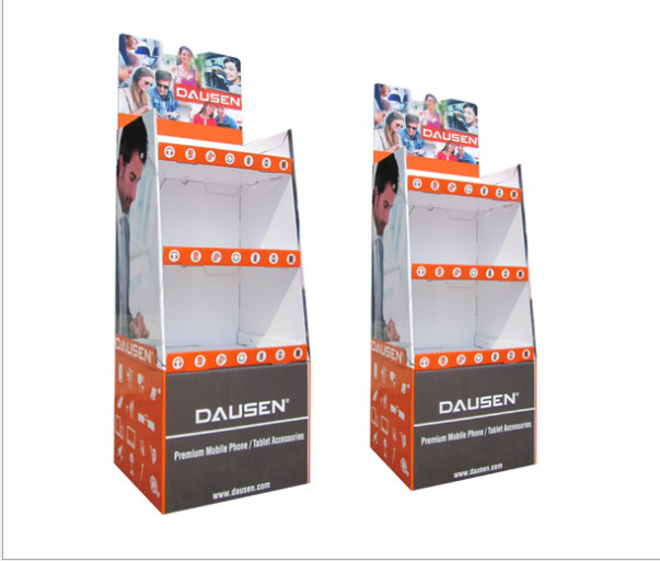 Quality Recyled Advertising Cardboard POS Displays K5 Corrugated for sale