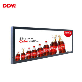 Quality 23.1 Inch Transparent LCD Screen Stretched Digital Signage Monitor Display For Elevator for sale