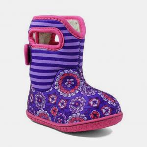 Quality BSCI Slip Resistant Neoprene Waterproof Rain Boots For Kids Winter for sale