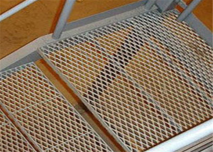 Quality Durable Stainless Steel Expanded Metal Mesh Staircase Non - Slip Steel Mesh for sale