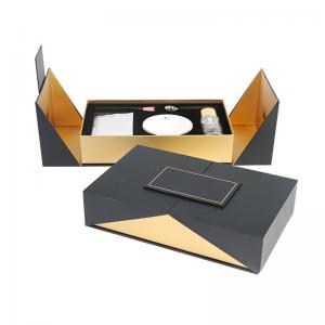 Quality Double Fancy Eyelash Extension Packaging Folding Magnetic Gift Box 35*35*35cm for sale