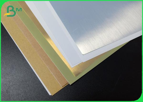 78g 80g Self Adhesive Mirror Coat Kraft Paper For Clothes Label