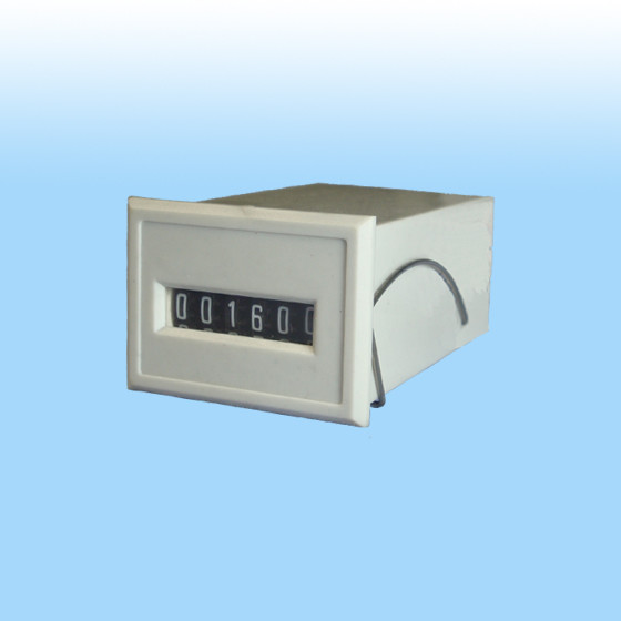 Quality YAOYE-876 plastic electromagnetic 12V 24V 6 digit mechanical pulse counter for sale