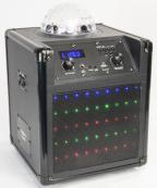Rechargeable Battery Portable DJ Speaker With Disco Light , Blutooth , FM Radio Function