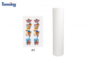 Quality Double Side Matte DTF PET Inkjet Heat Transfer Film 0.075mm Thickness for Clothing for sale