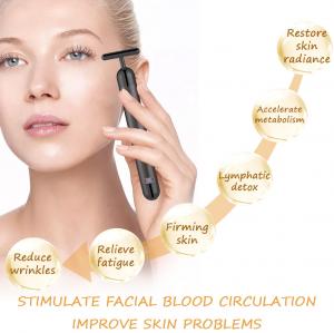 Quality Face Massager T Shape Vibration 24k Energy Beauty Bar for sale