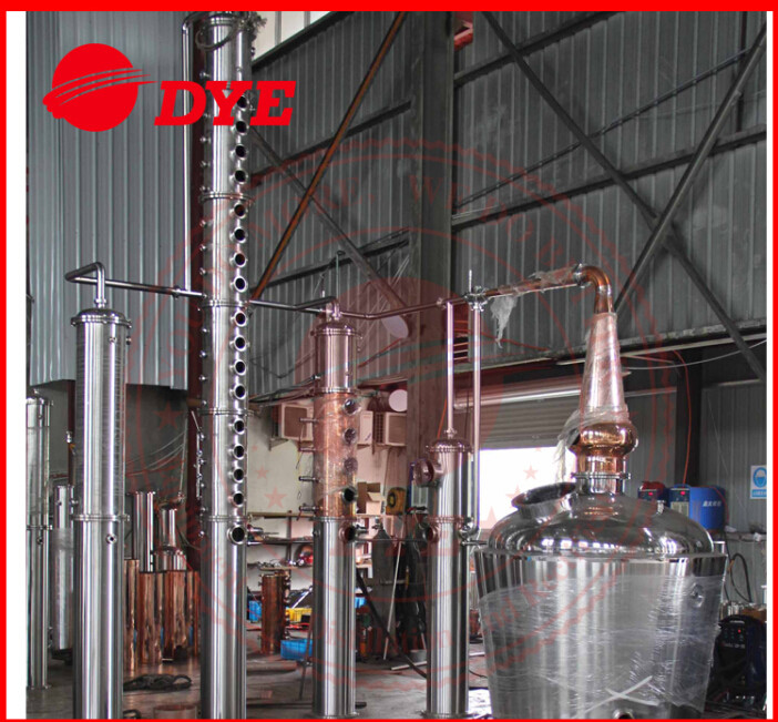 Quality 2000L Alcohol Still Kits With Water Tank / Stainless Product Condenser for sale