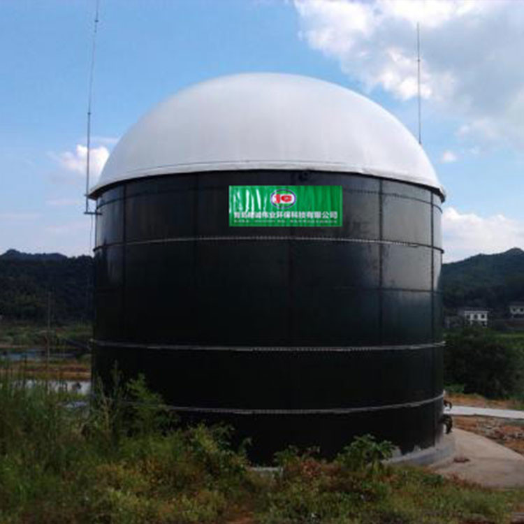 Quality Wastewater Double Membrane Biogas Holder Biogas Container Internal Circulation for sale