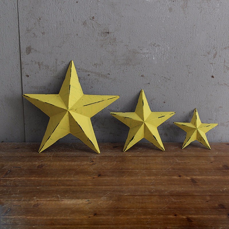 Quality Decorative Nostalgic Outdoor Star Wall Decor Metal Stars For Crafts for sale