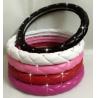 Buy cheap Crystal Crown covered Leather Car Steering Wheel Cover Diamond Steering Covers from wholesalers