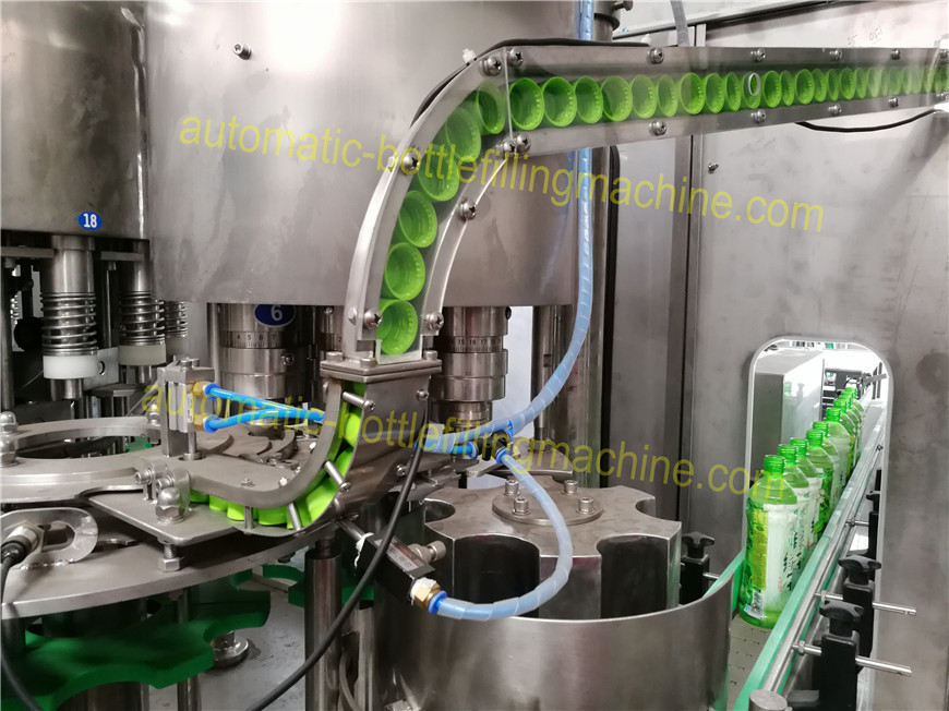 Quality Green Tea Bottling Juice Equipment 380V 50HZ Power Supply 6000 Bottles Per Hour for sale